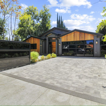 Black & Cedar Modern Ranch Transformation
