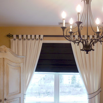 Black and White Window Treatment