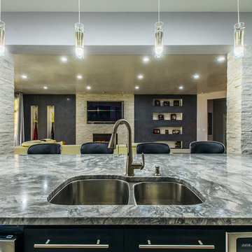 Super White Marble Kitchen Countertops