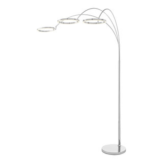 Three Ring Arc Dimmable Integrated LED Floor lamp - Modern - Floor