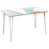 Brixton Hairpin Dining Table - Modern Angles