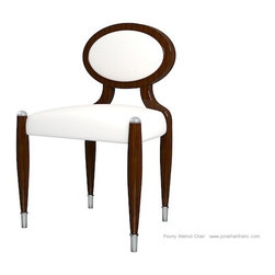 JONATHAN FRANC - PEONY WALNUT CHAIR by Jonathan Franc - Armchairs And Accent Chairs