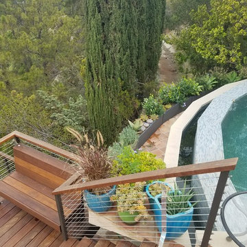 Multi-level Deck on Hillside in Mount Olympus