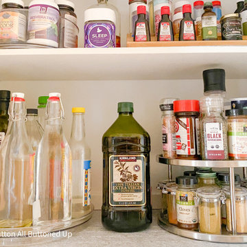 Kitchen and Pantry Organization ideas by All Buttoned Up