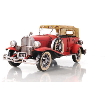 1933 RED DUESENBERG J 1:12 Collectible Metal scale model Automobile