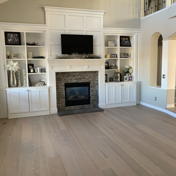 Red oak oiled custom penetrating oil color