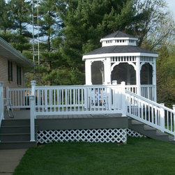 10' Vinyl Gazebo - Gazebos