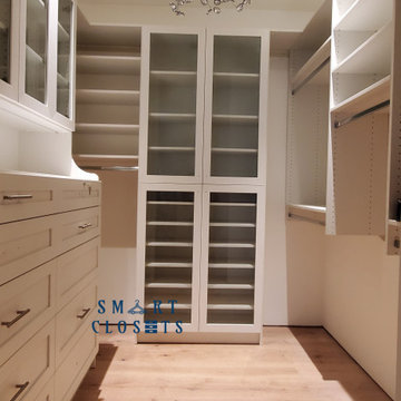 Master Walk In Closet - Latitude North Finish Designed By Smart Closets