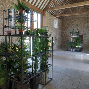 House and office plants supplied for an indoor art installation at the world-cla