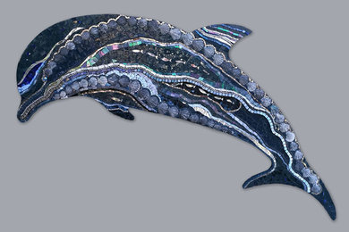 Delfino - mosaico artistico