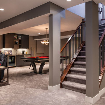 Sports Themed Man Cave