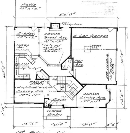 Furniture Arrangement in Oddly Shaped, Sunken Room