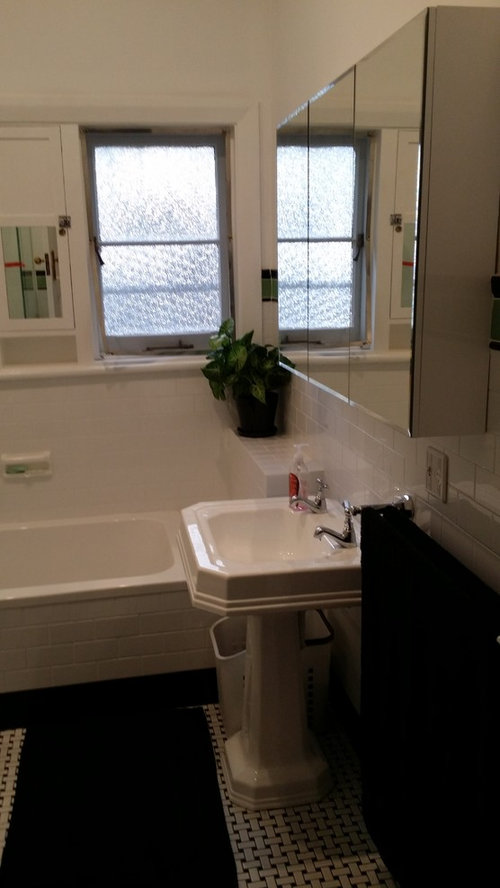 Should I paint the bathroom window black