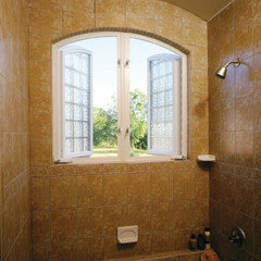 Glass Block Bathroom Glass Block Bathroom