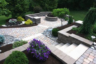 This is an example of a traditional landscaping in New York.