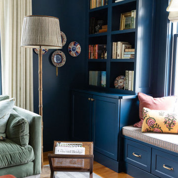 Entry Foyer, Living Room & Dining Room Design