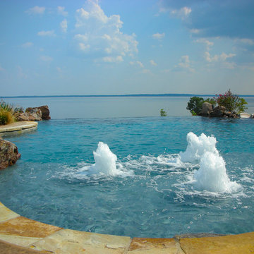 Negative Edge overlooking Lake Texoma