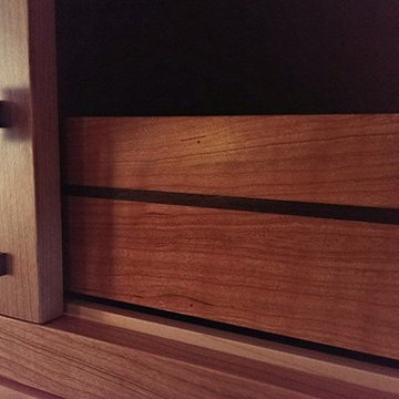 Shaker style Cherry and Walnut kitchen