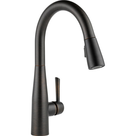 Delta Essa Single Handle Pull-Down Kitchen Faucet, Venetian Bronze, 9113-RB-DST