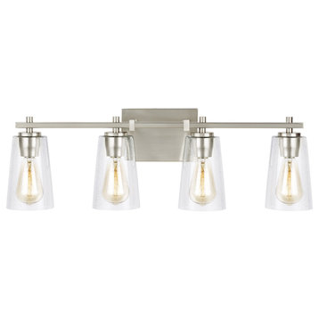 Murray Feiss Mercer Four Light Vanity Fixture VS24304SN