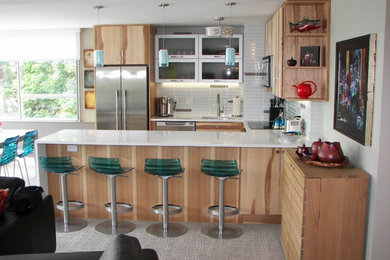 Example of a trendy kitchen design in Portland
