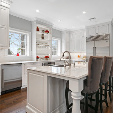 Custom Inset Kitchen Renovation Essex Fells NJ