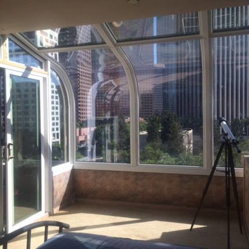 Curved Window Sunrooms In Downtown Los Angeles