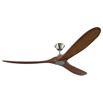 Monte Carlo Fan Company 70" Maverick Max, Aged Pewter, Brushed Steel
