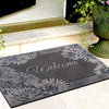 Welcome Rubber Pin Mat, Copper Hand Finished, Heavy Duty Doormat, 18"x30"