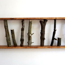 DIY: Eine Garderobe aus Ästen bauen