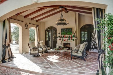 French country exterior home photo in Phoenix