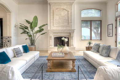 Living room - traditional living room idea in Los Angeles