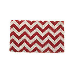 Red Chevron Doormat - New - Doormats