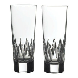 Vera Wang Crystal Duchesse Highball Set Of 2 - Liquor Glasses
