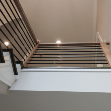 Project #69 | Contemporary Staircase with Horizontal Metal Rods