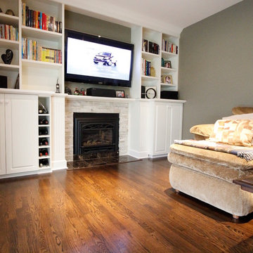 Natural water-based finished on red oak floor!