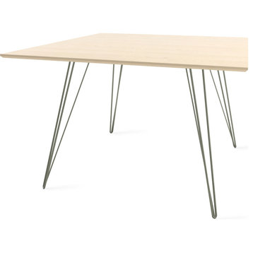 Williams  Rectangle Dining Table - Prairie Green, Large, Maple