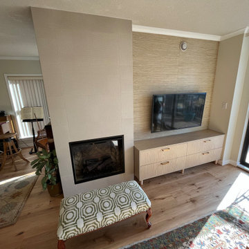 Fireplace redesign.