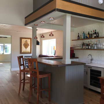 Home Bars featuring Faux Brick