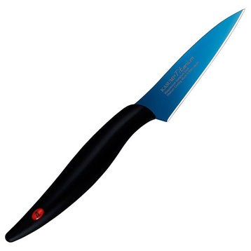 Chroma Kasumi Titanium: 3" Paring Knife - Blue