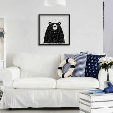 "Mix & Match Animal III" Framed Painting Print