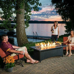 Fire Pit Glass Guards - Fire Pit Accessories