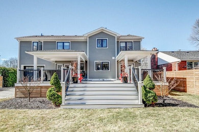 Minimalist exterior home photo in Toronto