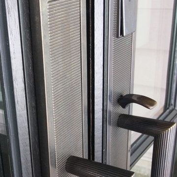 Bespoke Entry Doors | 2.75in Contemporary Glass Double French Doors in Black
