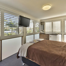 Shutters and window treatments
