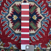 2'x3' Red Kazak Geometric Design Pure Wool Handmade Oriental Rug