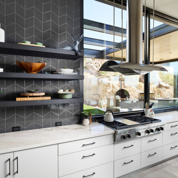 Paloma Steel Ceramic Kitchen Wall Tile