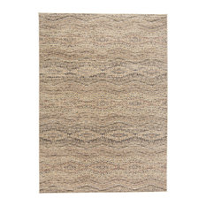 Feizy 3576FBGE Grayson Machine Made Beige / Tan Area Rug - 3'-11" X 5'-5"
