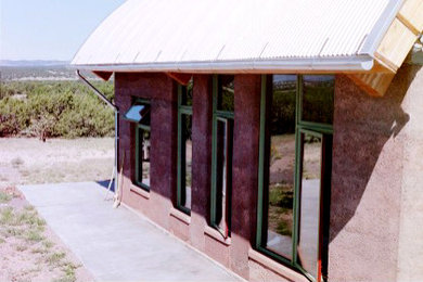 Inspiration for a southwestern exterior home remodel in Albuquerque