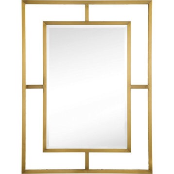 James Martin Vanities 105-M30 Boston 30" Mirror - Radiant Gold